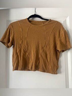 Lululemon Short Sleeve Crop Top